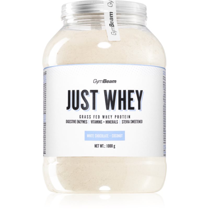 GymBeam Just Whey syrovátkový protein s trávícími enzymy příchuť White Chocolate & Coconut 1000 g koupíte na Notino.cz