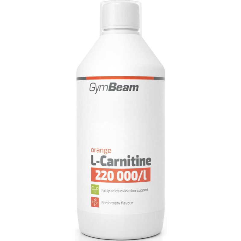 GymBeam Carnitine 220 000 mg/l spaľovač tukov príchuť Orange 500 ml