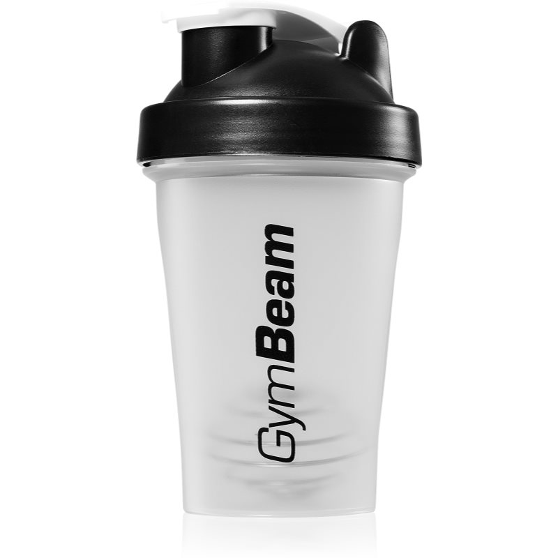 GymBeam Blend Bottle спортивний шейкер колір Transparent & Black 400 мл