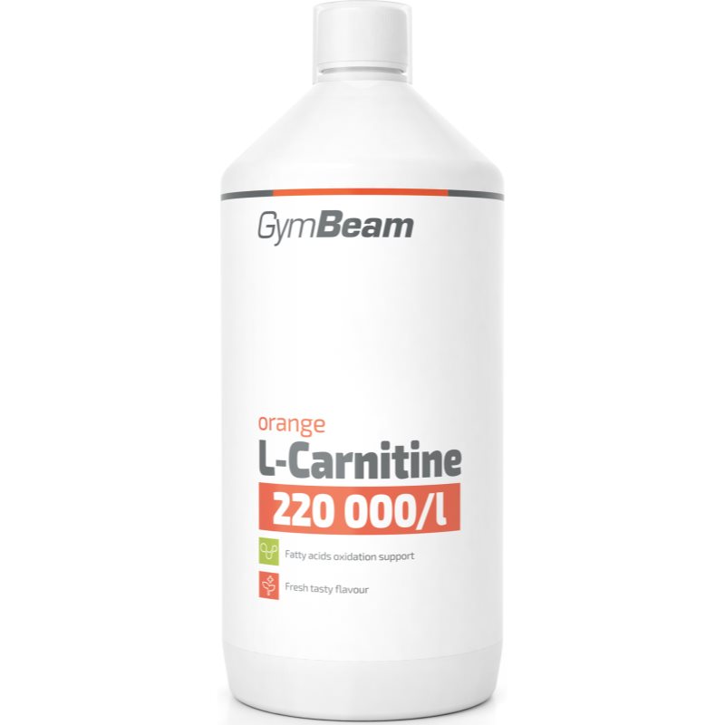 GymBeam Carnitine 220 000 mg/l spaľovač tukov príchuť Orange 1000 ml