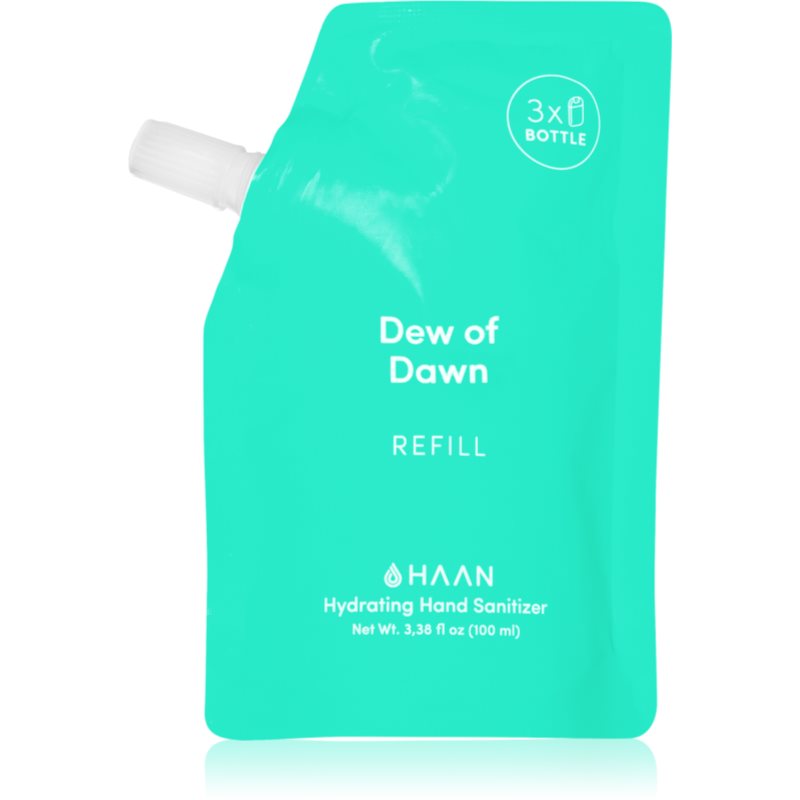 HAAN Hand Care Dew Of Dawn очищувальний спрей для рук з антибактеріальними компонентами замінний блок Dew Of Dawn 100 мл