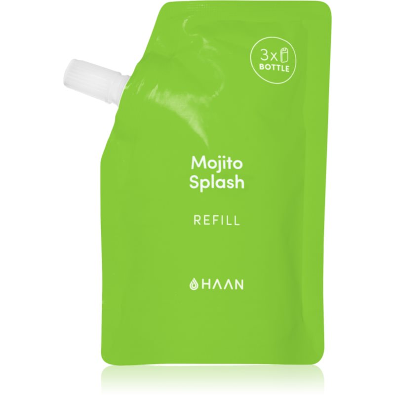 HAAN Hand Care Mojito Splash kéztisztító spray antibakteriális adalékkal utántöltő 100 ml