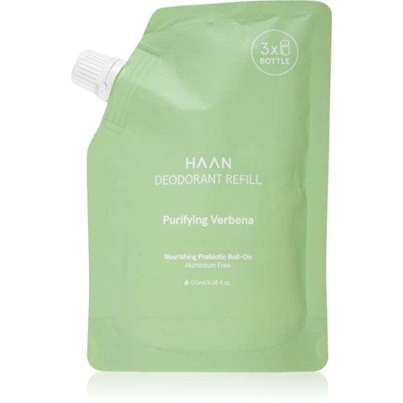 HAAN Deodorant Purifying Verbena дезодорант кульковий без вмісту алюмінія змінне наповнення 120 мл