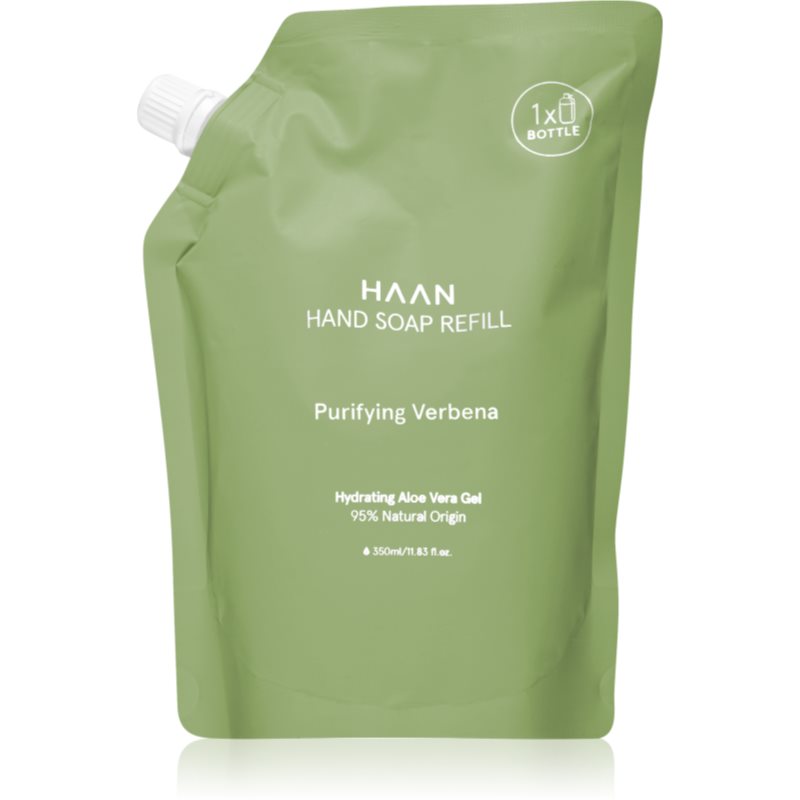 Haan Hand Soap Purifying Verbena rankų muilas užpildas 350 ml