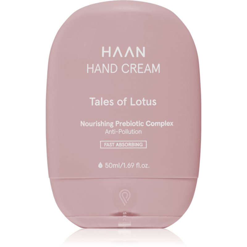 HAAN Hand Care Hand Cream Fast Absorbing Hand Cream With Prebiotics Tales Of Lotus 50 Ml