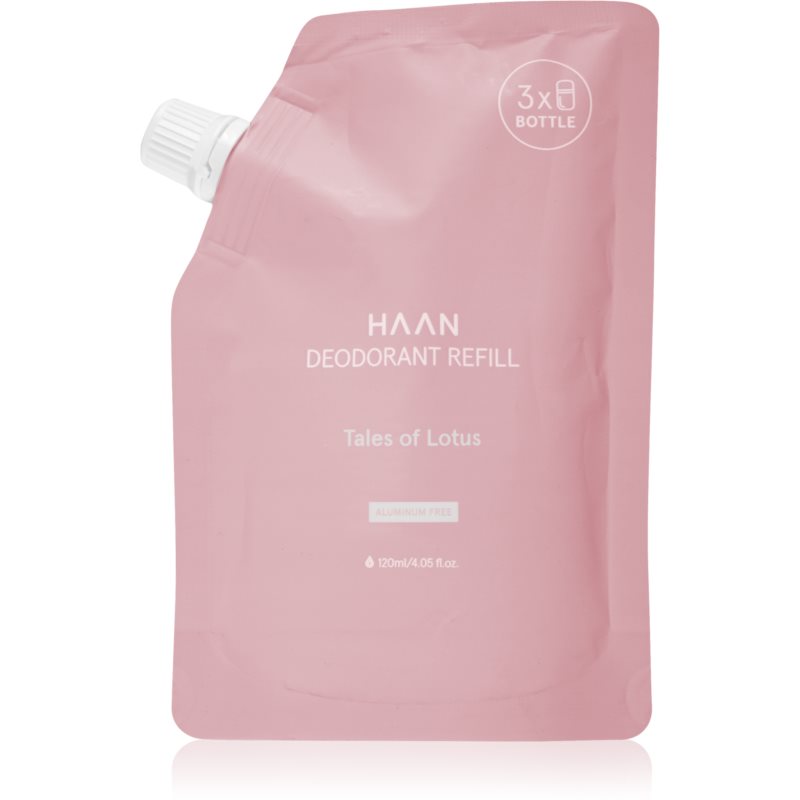 HAAN Deodorant Tales of Lotus osviežujúci deodorant roll-on náhradná náplň 120 ml