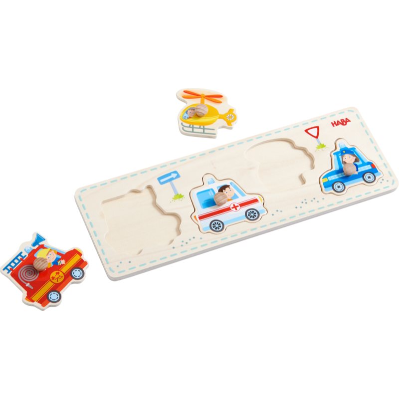 Haba Puzzle Means Of Transport Activity Puzzle Toy Wooden 12 M+ 1 Pc