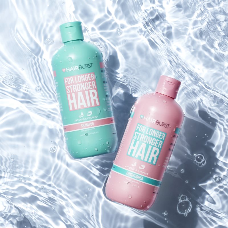 Hairburst Longer Stronger Hair зволожуючий шампунь для зміцнення та блиску волосся 350 мл