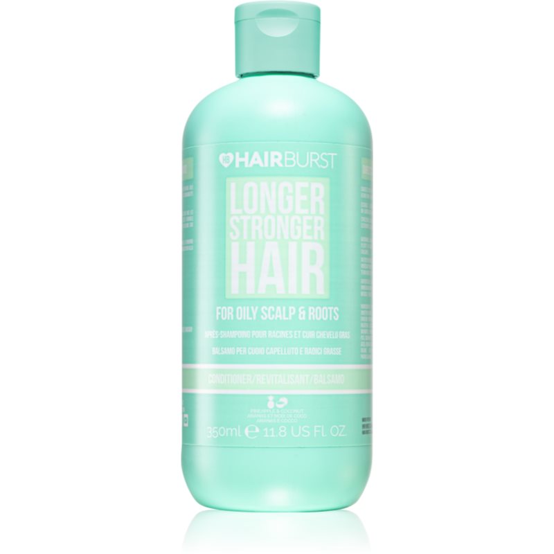 E-shop Hairburst Longer Stronger Hair Oily Scalp & Roots čisticí kondicionér pro rychle se mastící vlasy 350 ml