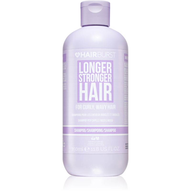 Hairburst Longer Stronger Hair Curly, Wavy Hair drėkinamasis šampūnas banguotiems ir garbanotiems plaukams 350 ml