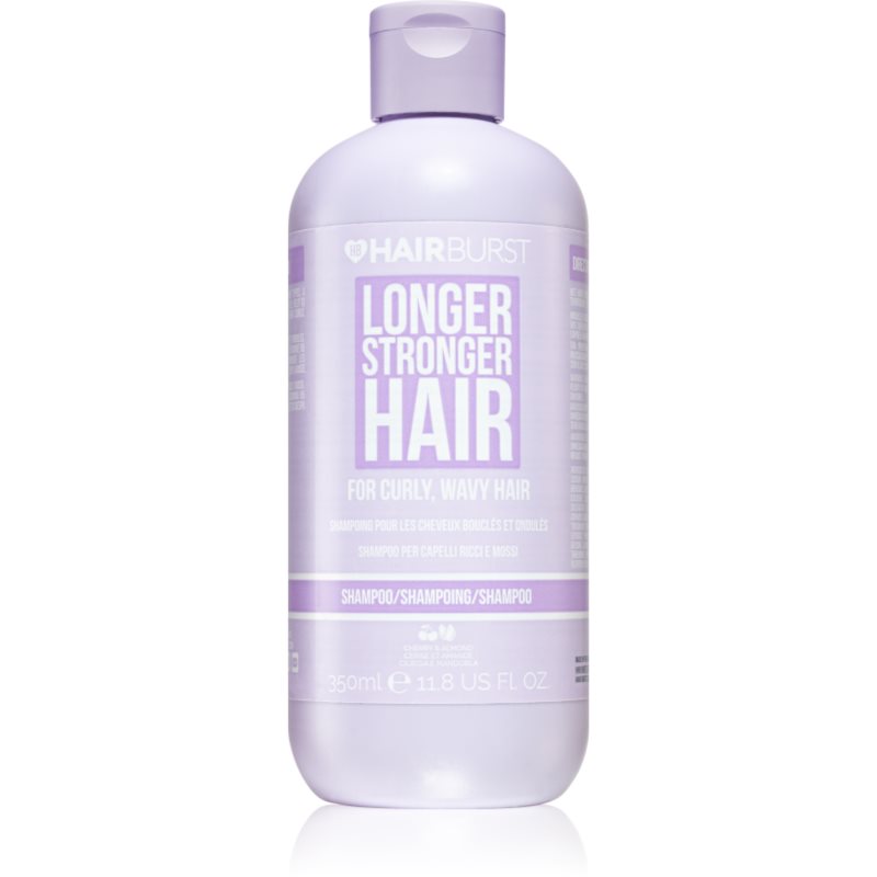 Hairburst Longer Stronger Hair Curly, Wavy Hair champú hidratante para cabello ondulado y rizado 350 ml