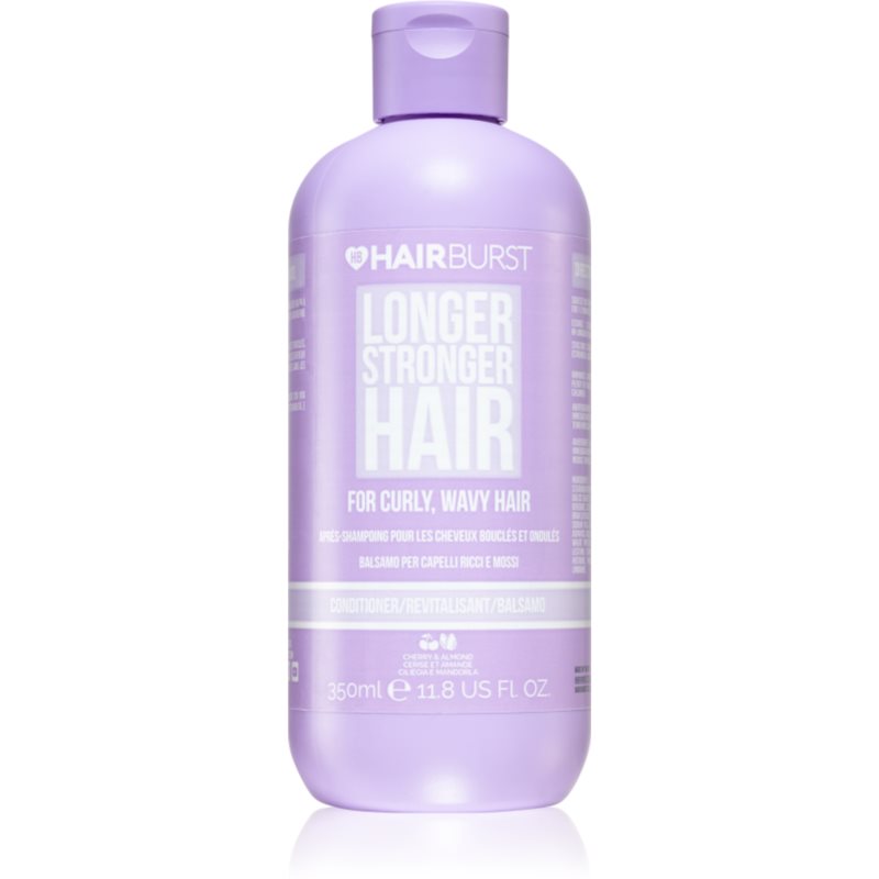 Hairburst Longer Stronger Hair Curly, Wavy Hair drėkinamasis kondicionierius banguotiems ir garbanotiems plaukams 350 ml