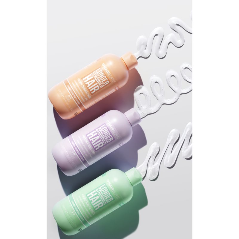 Hairburst Longer Stronger Hair Curly, Wavy Hair Après-shampoing Hydratant Pour Cheveux Bouclés Et Frisés 350 Ml