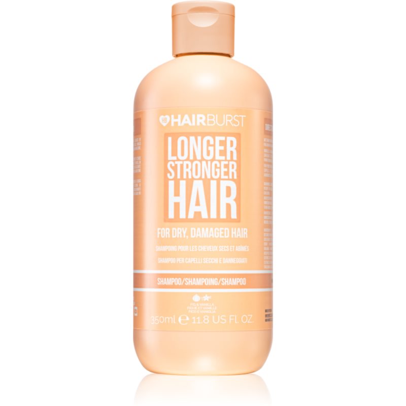 Hairburst Longer Stronger Hair Dry, Damaged Hair зволожуючий шампунь для сухого або пошкодженого волосся 350 мл