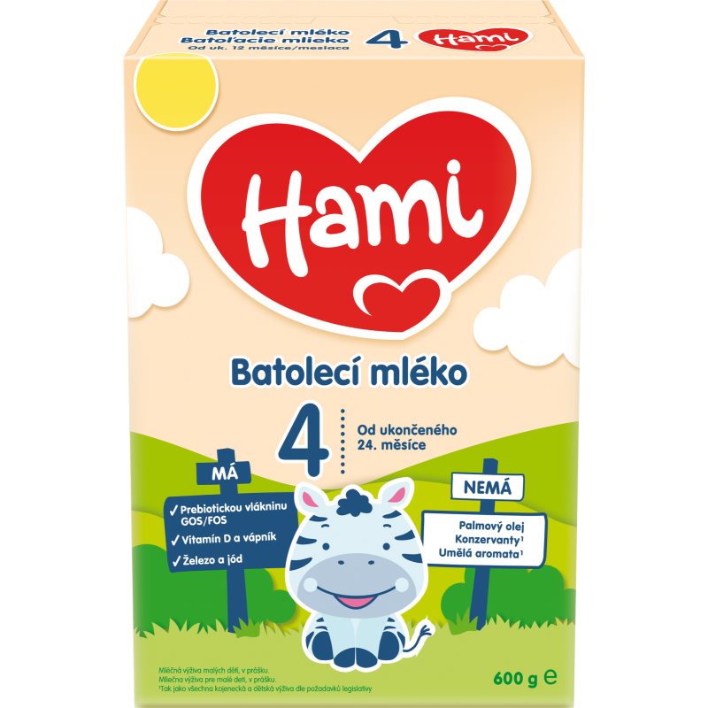 E-shop Hami 4 batolecí mléko 600 g