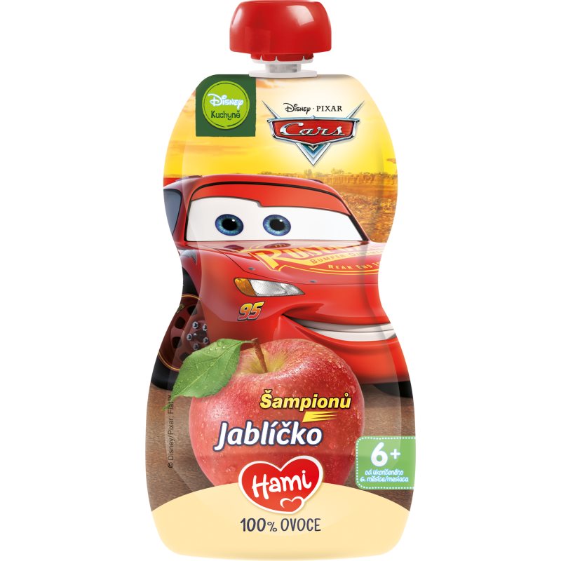 Hami Disney Cars Jablíčko ovocný příkrm 110 g