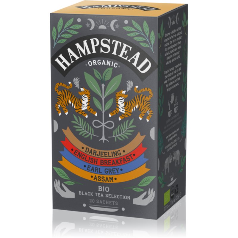 E-shop Hampstead Tea London Black Tea Selection porcovaný čaj 20 ks