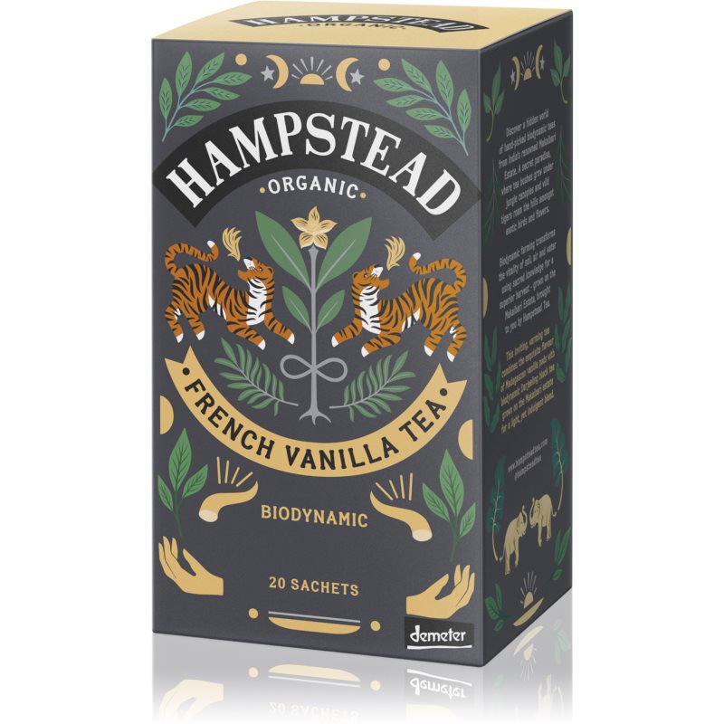 Hampstead Tea London French Vanilla BIO porciovaný čaj 20 ks