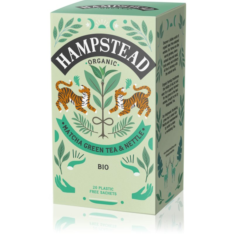 Hampstead Tea London Matcha Green Tea & Nettle porciovaný čaj 20 ks