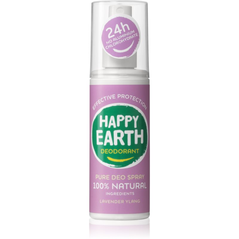 E-shop Happy Earth 100% Natural Deodorant Spray Lavender Ylang deodorant 100 ml