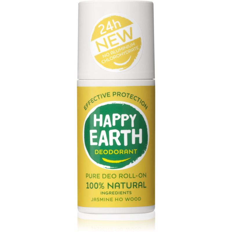 E-shop Happy Earth 100% Natural Deodorant Roll-On Jasmine Ho Wood deodorant roll-on 75 ml