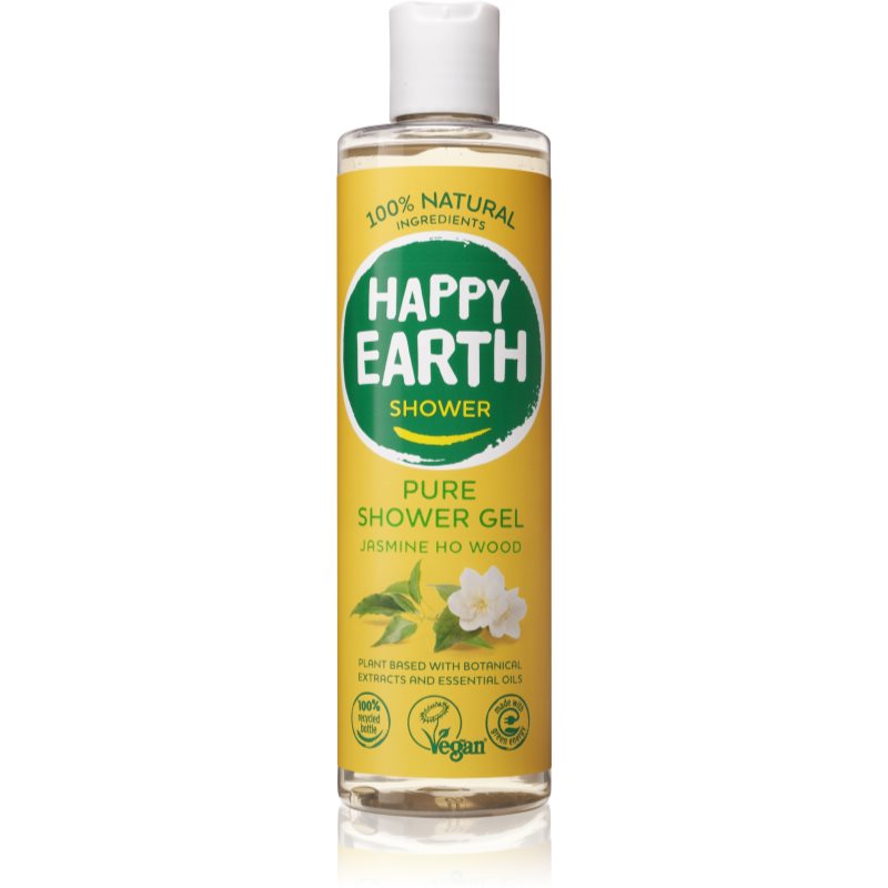 E-shop Happy Earth 100% Natural Shower Gel Jasmine Ho Wood sprchový gel 300 ml