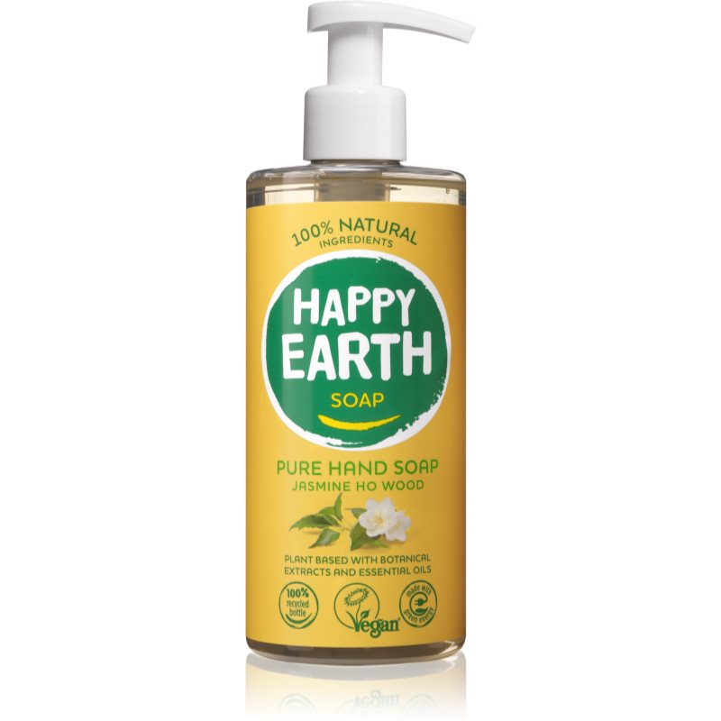 E-shop Happy Earth 100% Natural Hand Soap Jasmine Ho Wood tekuté mýdlo na ruce 300 ml
