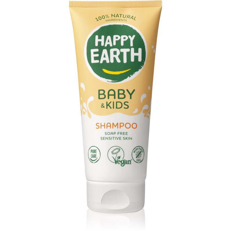 Happy Earth 100% Natural Natural Shampoo for Baby & Kids sampon extra delicat 200 ml