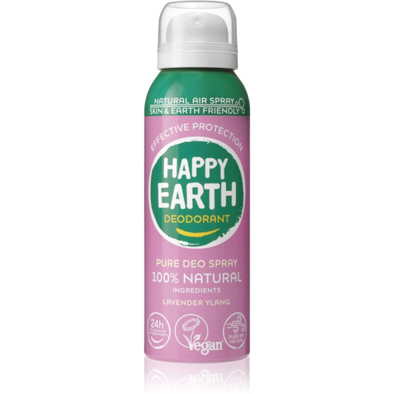 Happy Earth 100% Natural Deodorant Air Spray Lavender Ylang dezodorant Lavender & Ylang 100 ml