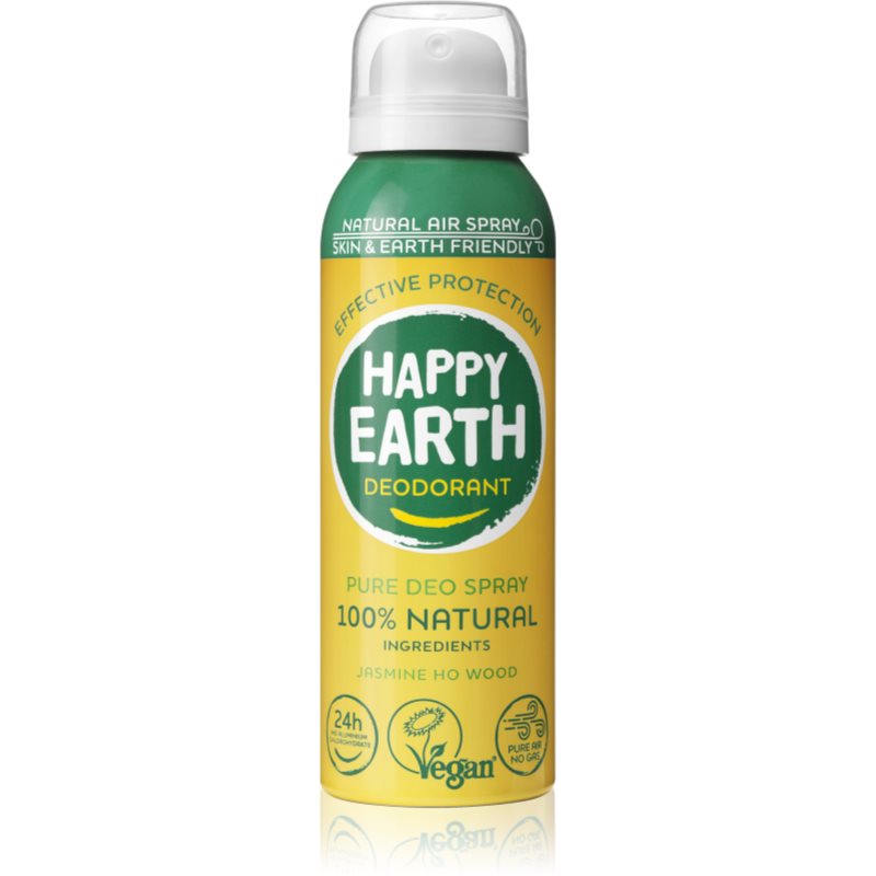 Happy Earth 100% Natural Deodorant Air Spray Jasmine Ho Wood deodorant Jasmine Ho Wood 100 ml