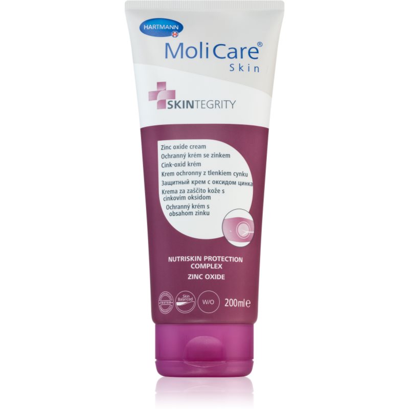 Hartmann MoliCare Skin Protective Cream With Zinc Protective Cream With Regenerative Effect 200 Ml