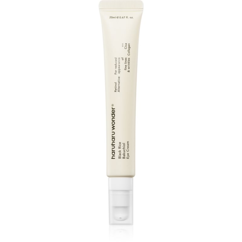 Haruharu Wonder Black Rice Bakuchiol Eye Cream crème yeux anti-rides nutrition et hydratation 20 ml female