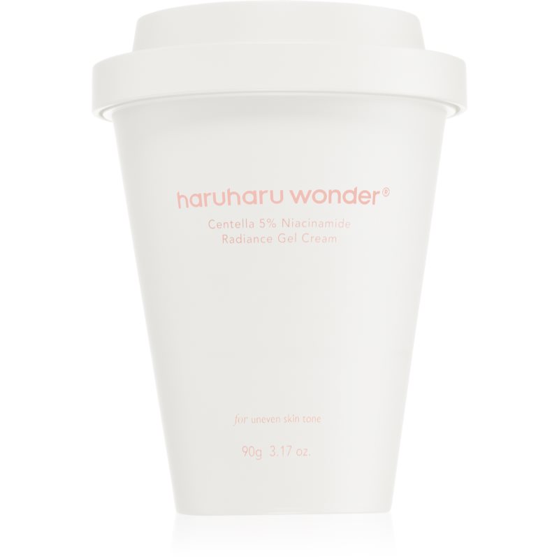 Haruharu Wonder Centella 5% Niacinamide Radiance Gel Cream Leichte Gelcreme zum vereinheitlichen der Hauttöne 90 g