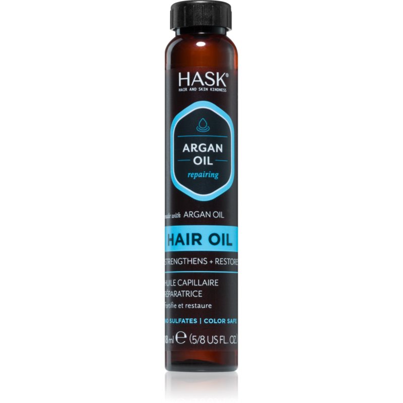 HASK Argan Oil olio rigenerante per capelli rovinati 18 ml