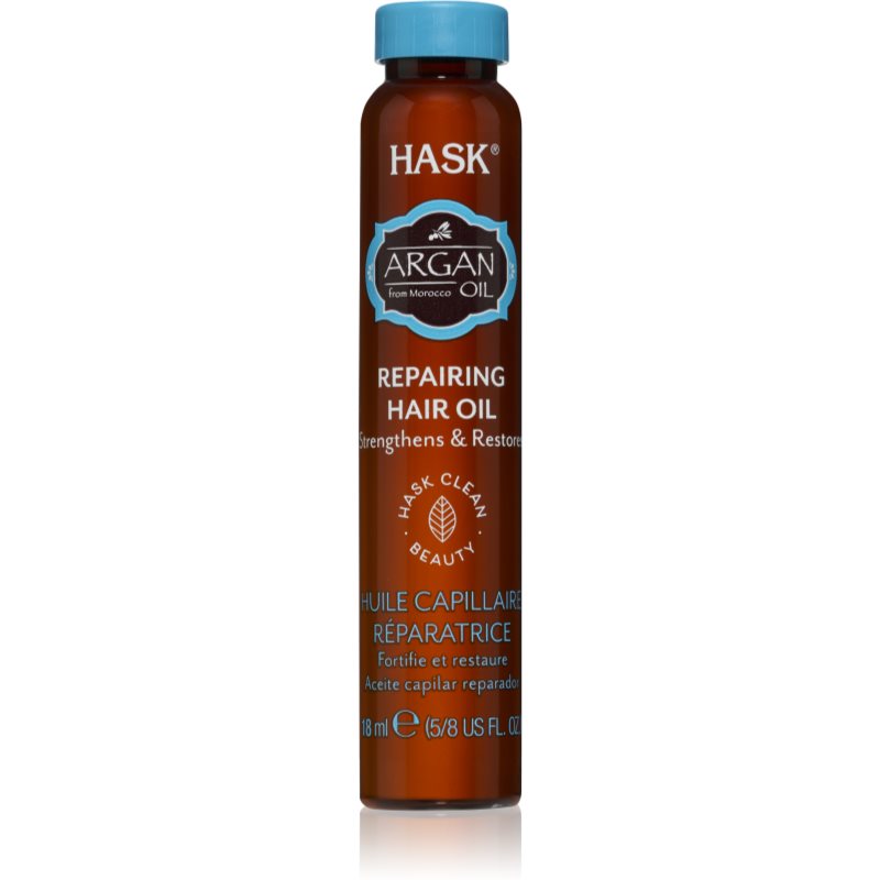 HASK Argan Oil відновлююча олійка для пошкодженого волосся 18 мл