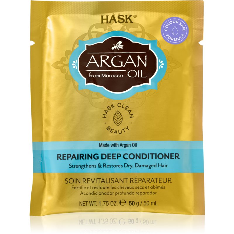 HASK Argan Oil giliai regeneruojantis kondicionierius sausiems ir pažeistiems plaukams 50 ml