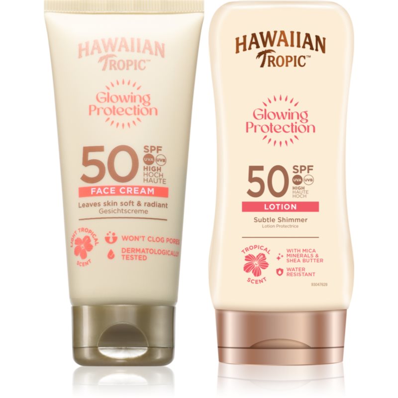 Hawaiian Tropic Glowing Protection Sæt