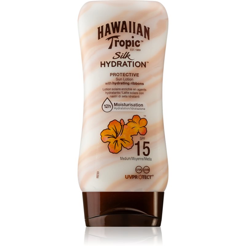Hawaiian Tropic Silk Hydration drėkinamasis losjonas nuo saulės SPF 15 180 ml