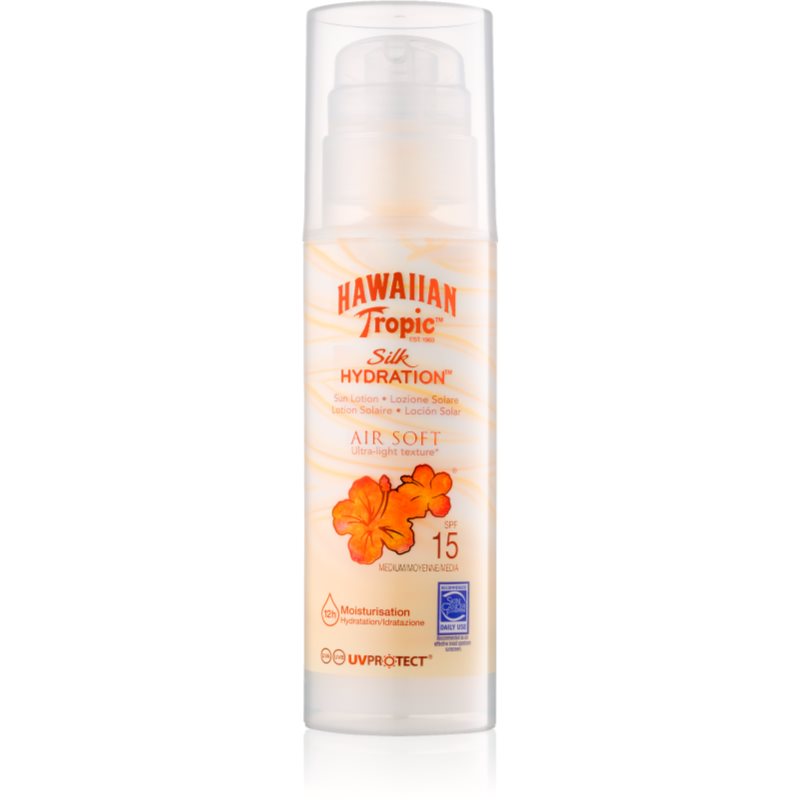 

Hawaiian Tropic Silk Hydration Air Soft молочко для тіла для засмаги SPF 15