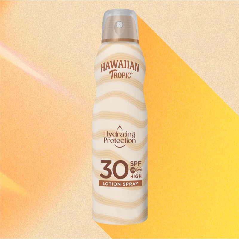 Hawaiian Tropic Hydrating Protection Lotion Spray Sunscreen Spray SPF 30 177 Ml