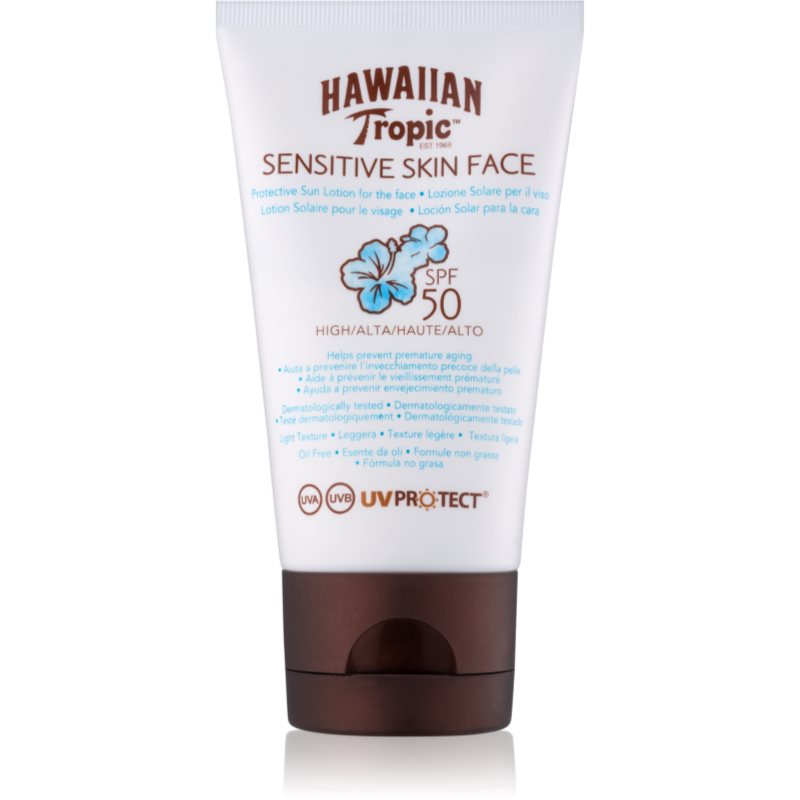 

Hawaiian Tropic Sensitive Skin Face Молочко для засмаги обличчя SPF 50