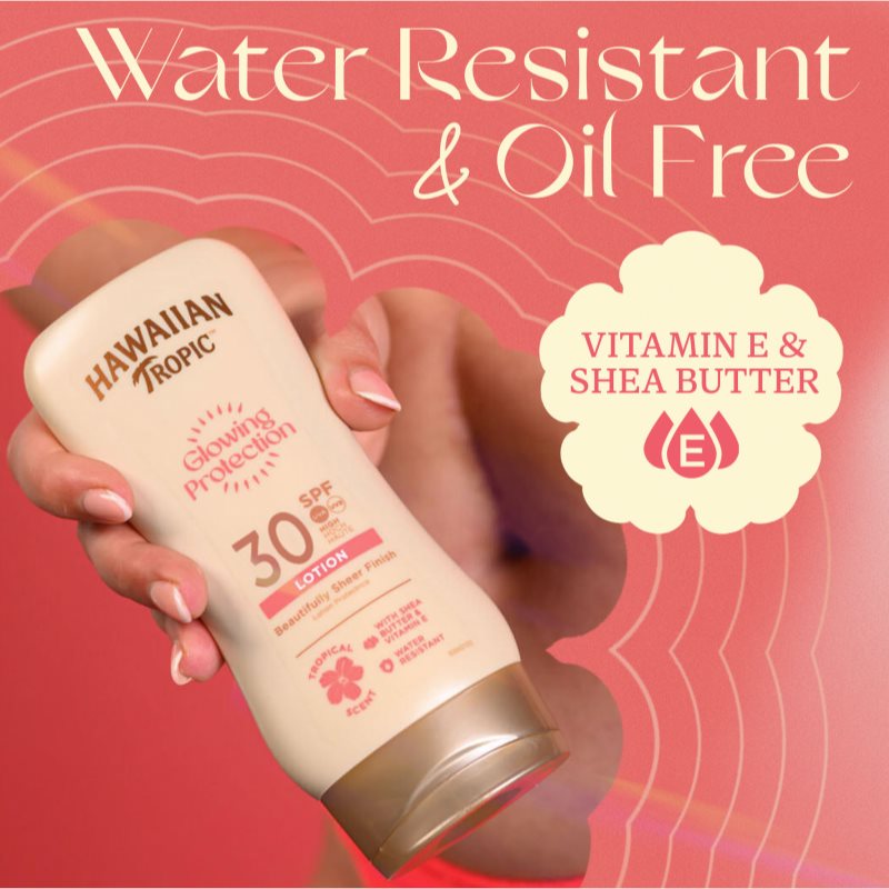 Hawaiian Tropic Glowing Protection Sunscreen Lotion opalovací mléko SPF 30 170 ml (obrázek 4)