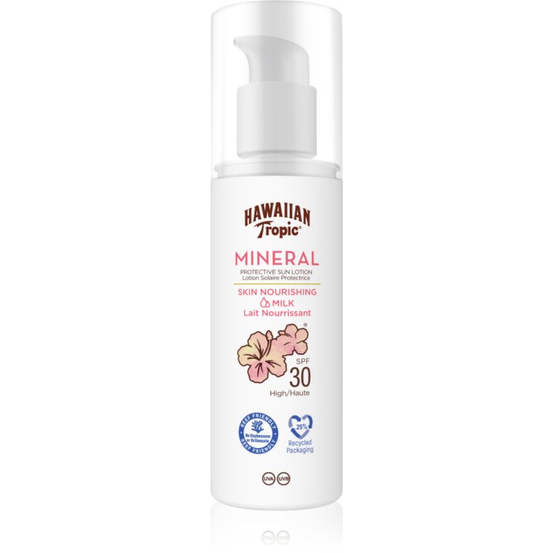 Hawaiian Tropic Mineral Sun Milk захисне молочко для засмаги SPF 30 100 мл