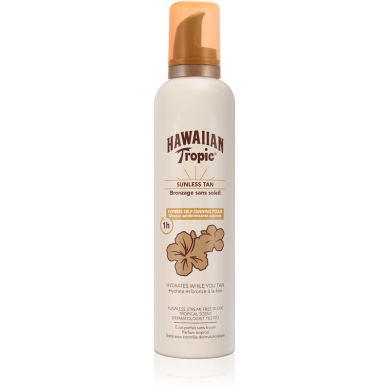 Hawaiian Tropic Self Tanning Foam 1-Hour Express Mousse för brun-utan-sol 200 ml female