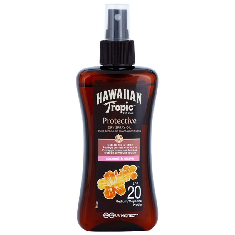 Hawaiian Tropic Protective purškiamasis apsaugos nuo saulės aliejus SPF 20+ 200 ml