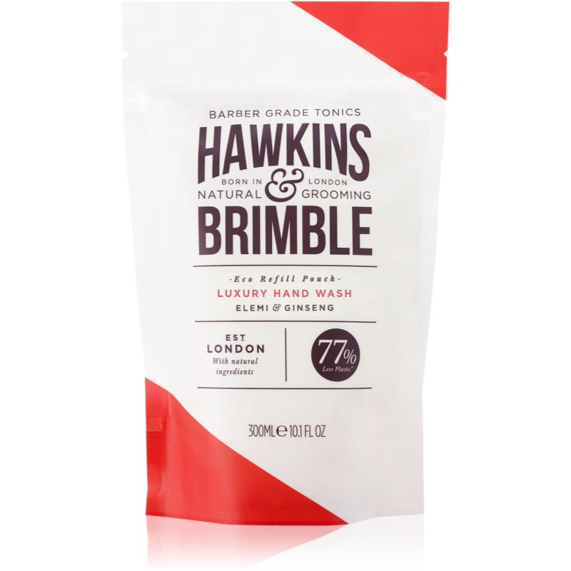 E-shop Hawkins & Brimble Luxury Hand Wash Eco Refill Pouch tekuté mýdlo na ruce náhradní náplň 300 ml