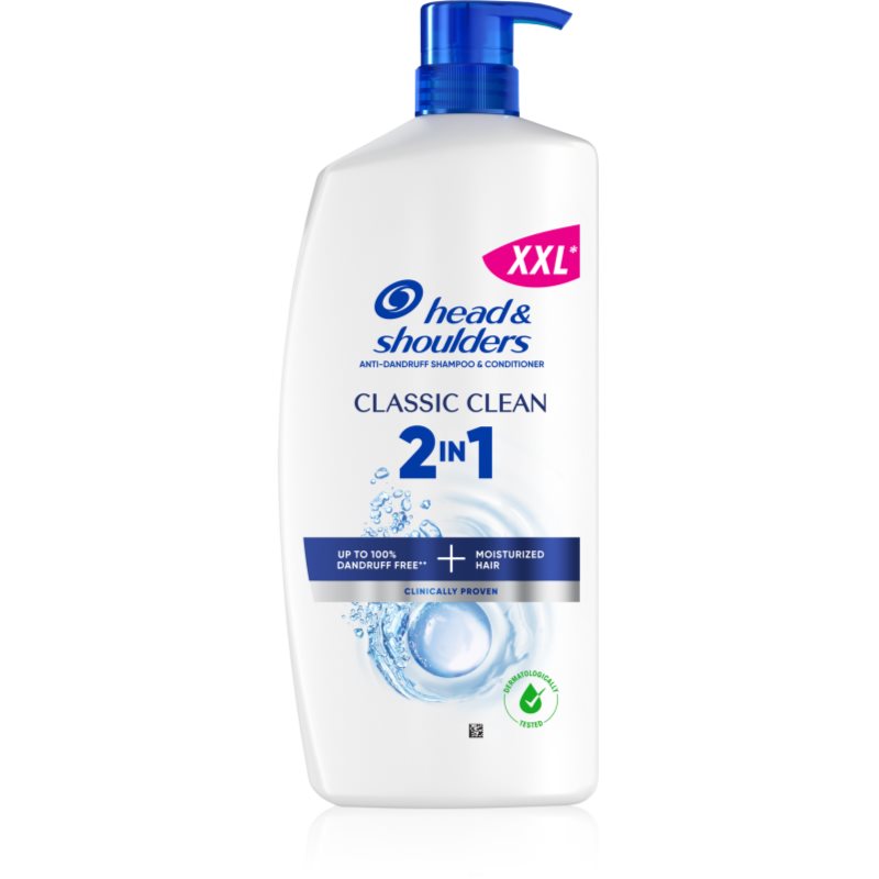 Head & Shoulders Classic Clean 2in1 šampón proti lupinám 2 v 1 800 ml