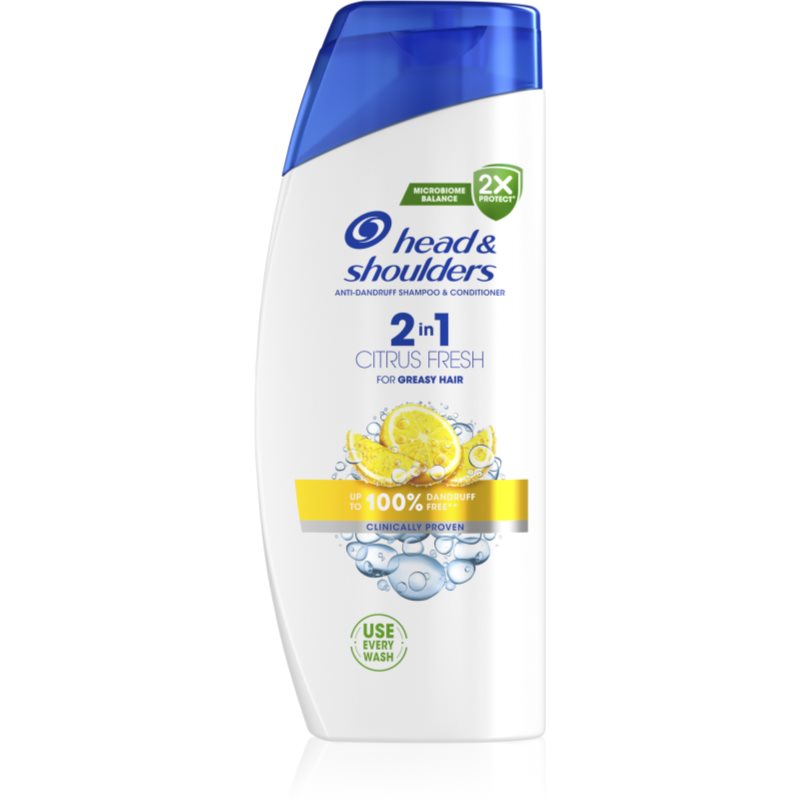 Head & Shoulders Citrus Fresh 2v1 anti-dandruff shampoo for oily hair 625 ml
