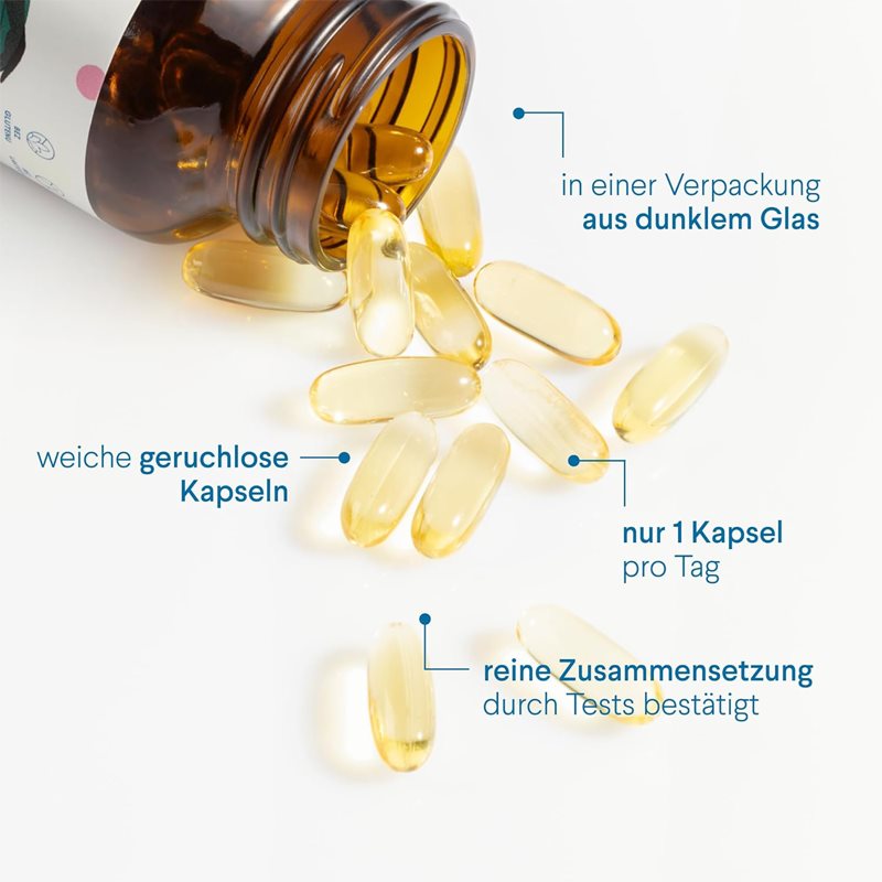 Health Labs Care OmegaMe Empfohlene Tagesdosis an Omega-3-Fettsäuren 280 g (Bild 8)