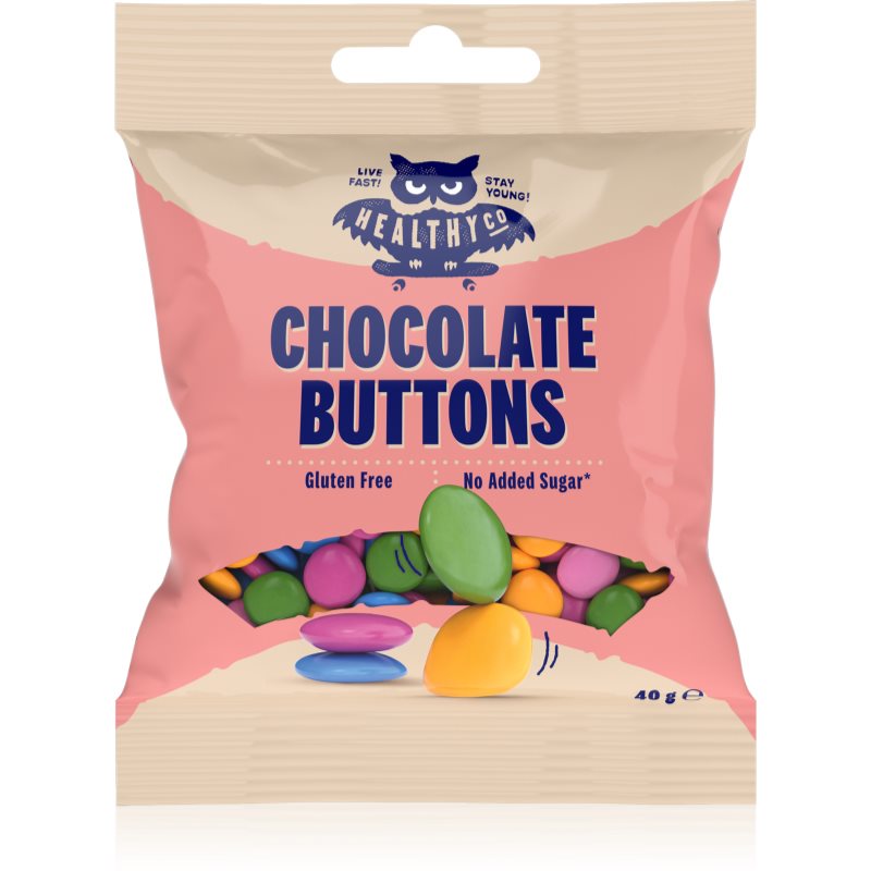 E-shop HealthyCo Čokoládové lentilky čokoládové lentilky 40 g